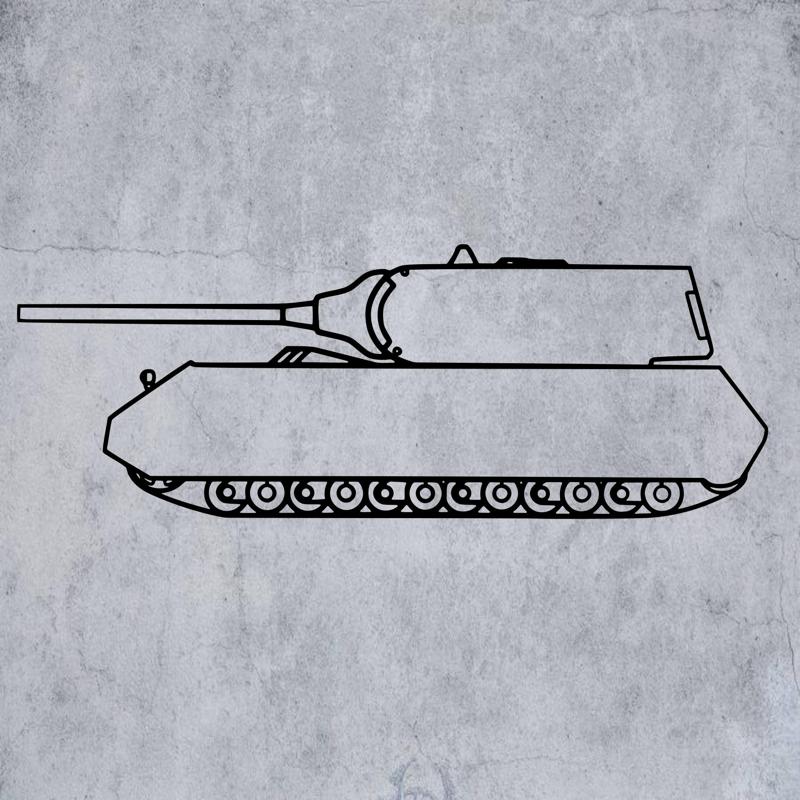 MAUS SUPER HEAVY TANK | 2D WALL ART
