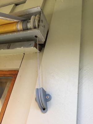 sunshade awning rope guide