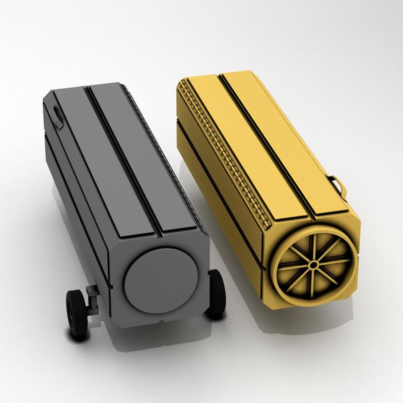 WW2 German Airdrop Canister – Wurfbehälter (1/35 – 1/43 – 1/72)