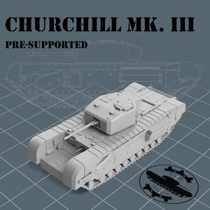 Churchill Mk. 3 - 1/72 Infantry Tank - Presupported
