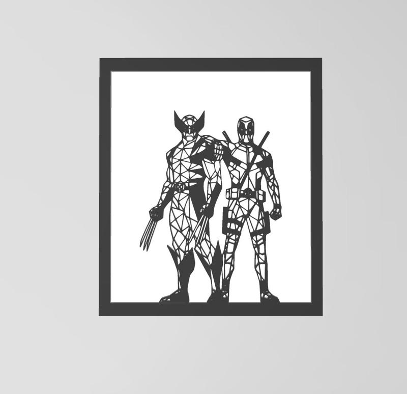 DEADPOOL&WOLVERINE SILHOUETTE