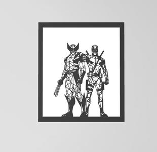 DEADPOOL&WOLVERINE SILHOUETTE