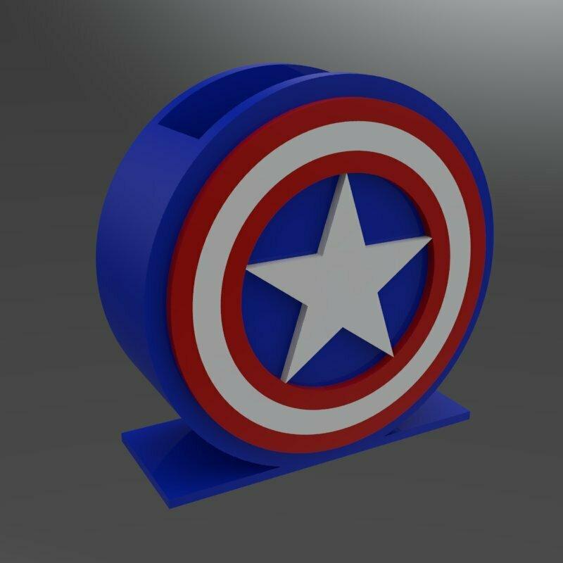 MARVEL PENCIL HOLDER / CAPTAIN AMERICA / CAPTAIN AMERICA PENCIL HOLDER