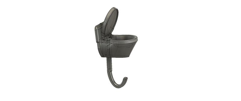 Toilet KEYHOLDER