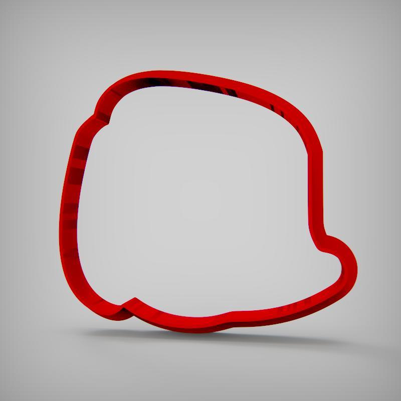 Cara Intensamente Asco silueta cortante para galletas