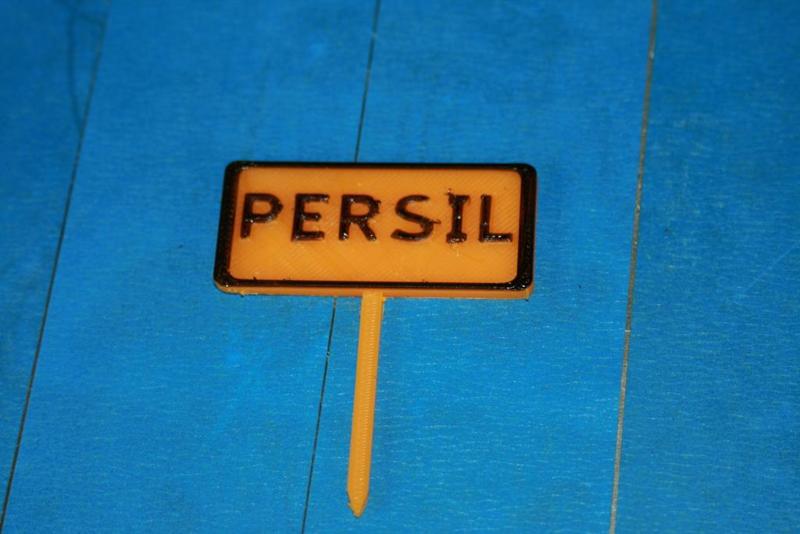 Panneau potager Persil