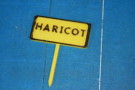 Panneau potager Haricot