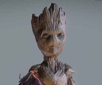 TEEN GROOT BUST INSPIRITED MODEL