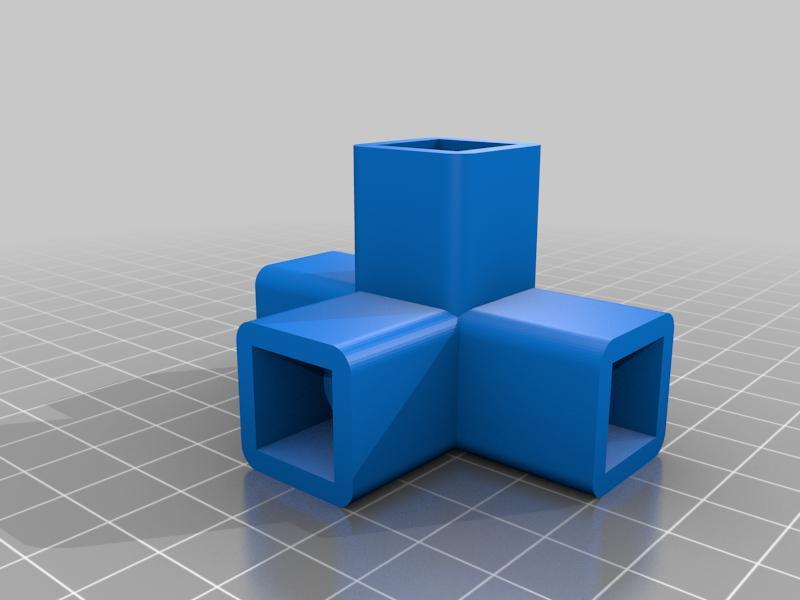 Quadratrohr Verbinder, square tube connector