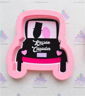 Cookie Cutter Auto Recien Recien casados / just married