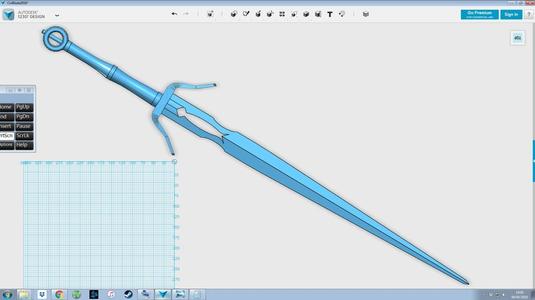 Ciri Sword Zireael- Full Sword, Witcher 3 Wild Hunt