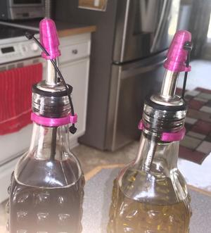 Generic Oil Vinegar Bottle Replacement Cap & Neck Ring  