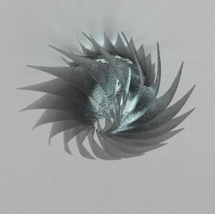 MOULINETTE lighting inspired by a turbine / lighting inspired by a turbine