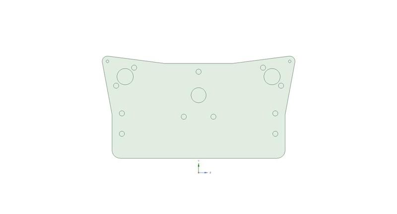 Y-Plate (with the 3 missing holes)