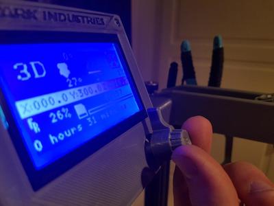 Prusa-style quick dial knob with knurled top