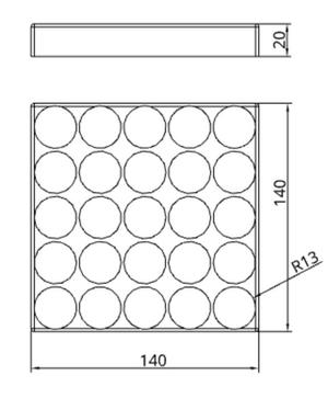 Battery Holder 18650 / Battery Holder for Both 25mm/26mm Diameter