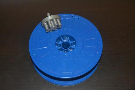 Blue PLA Filament Spool Winder for Dremel 3D Printer