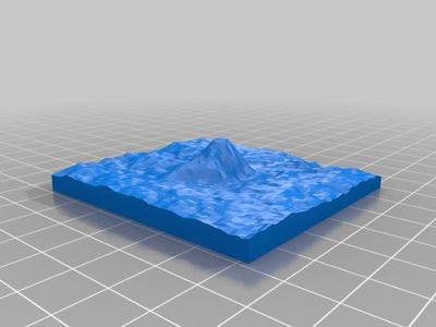Stone Mountain Georgia Terrain Map