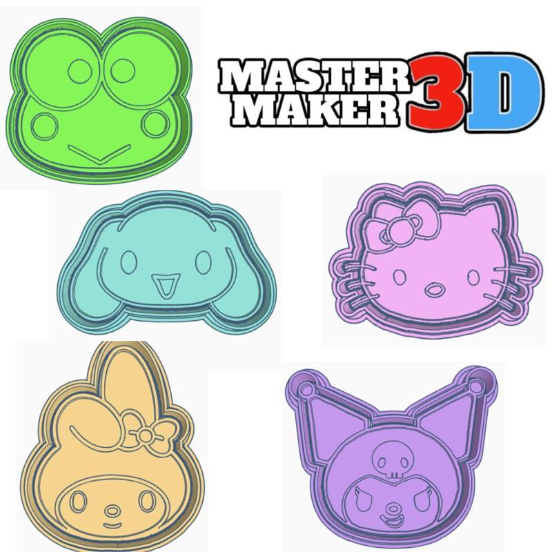 HELLOW KITTY CHARACTERS COOKIE CUTTERS KIT 10 CM