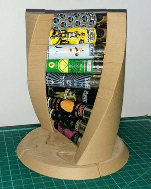 a display stand for clipper lighters