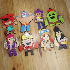 PACK 8 KEYCHAIN / KEYCHAIN BRAWL STARS (STL AND 3MF)