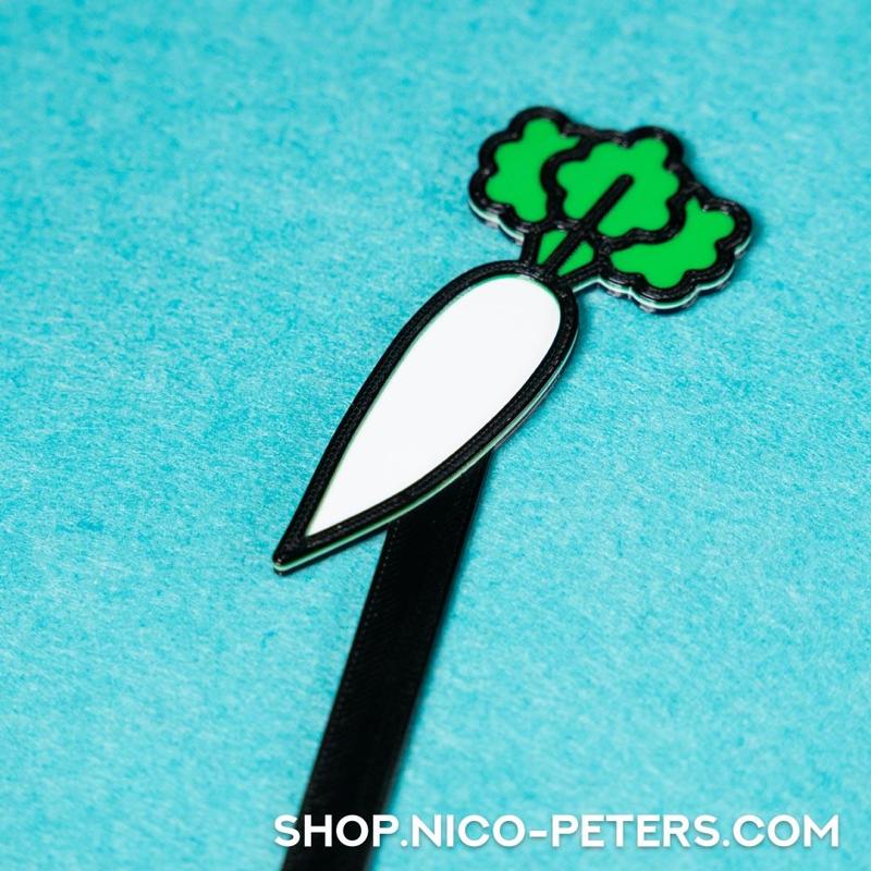 Plant sign radish - garden