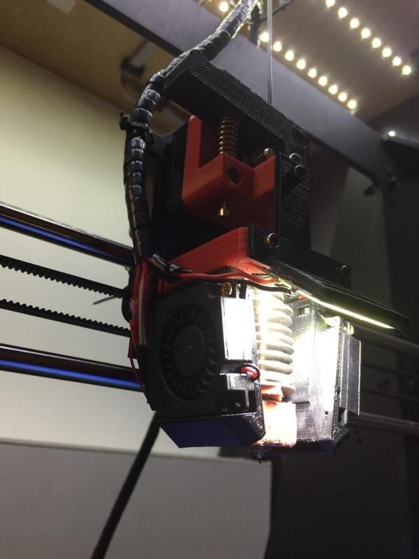 DirektDrive Extruder, ready for flexible filament