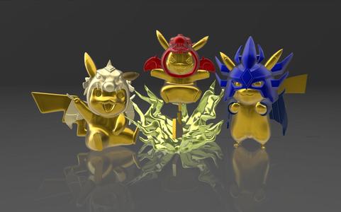 Pikachu Cosplay Egyptian God Pack Pokemon x Yugioh