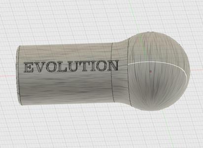 Mitsubishi Evolution 8 Shift Knob
