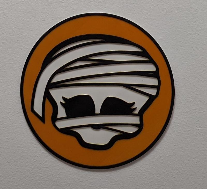 Monster High Cleo de Nile Skullette Bordered Wall Plaque Raised