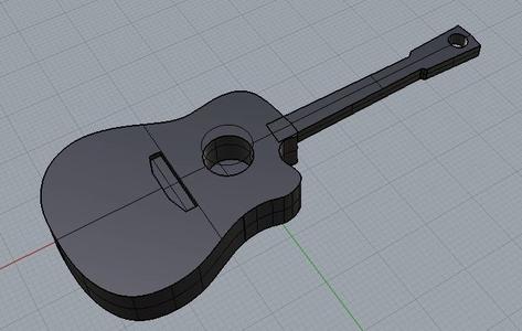 Ian´s Guitar Key Chain