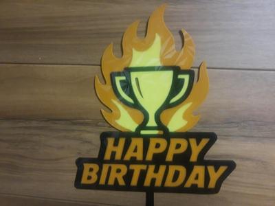 Trophy Cake Topper