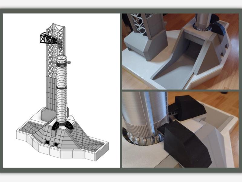 Spacex Launch Tower /OLM Pad B  / Starship