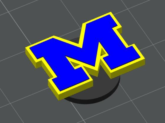 University of Michigan Jibbitz - Crocs Shoe Charm
