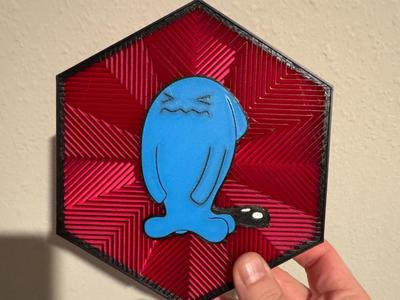 #202 Wobbuffet Hex Wall Art