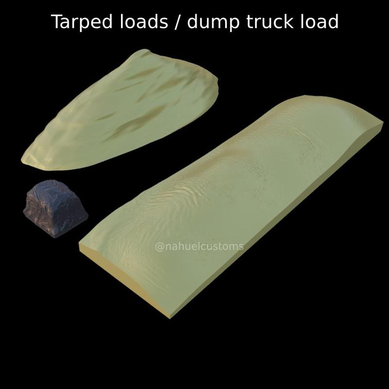 Tarped loads / dump truck load