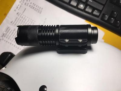 Mini Flashlight Helmet Mount