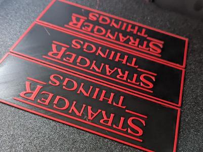 Stranger Things Bookmark