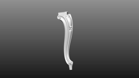 furniture leg 3D cnc
