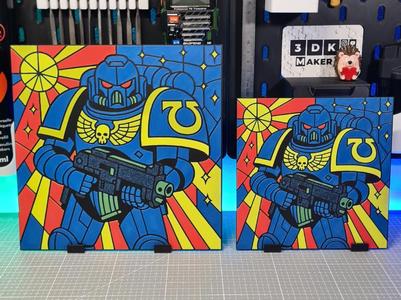 Space Marine Warrior - Hueforge - 4 Colors