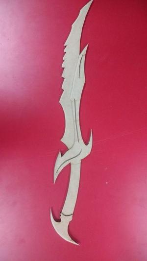 Daedric Sword MDF 1:1 Scale