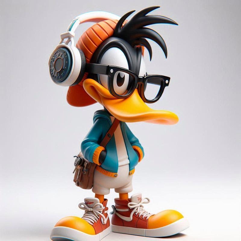 Urban vibes / urban daffy glasses 02 / art toy / fan art / magic makes