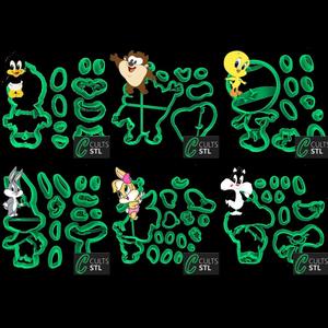 KIT CORTADORES LOONEY TUNES - 7cm