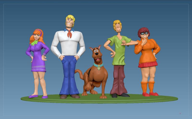 scooby doo the dog and Shaggy Rogers Fred Jones Daphne Blake Velma Dinkley