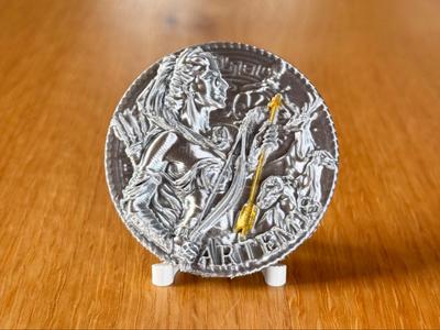 2023 Artemis - 3oz Silver Coin Replica