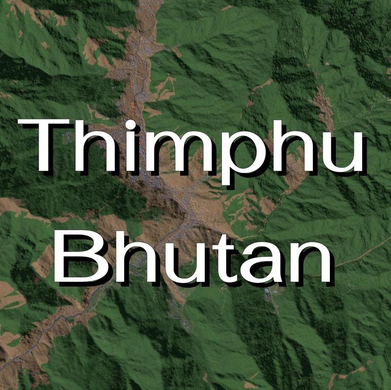 Thimphu Bhutan - city and urban