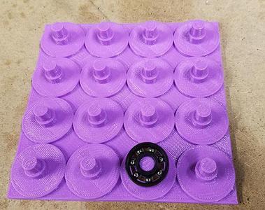 608 skateboard bearing drying rack