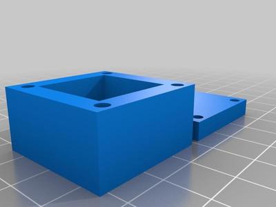 Square box with holes