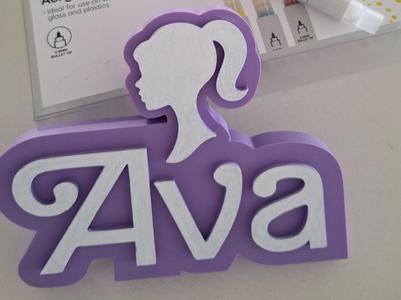 Ava Barbie name