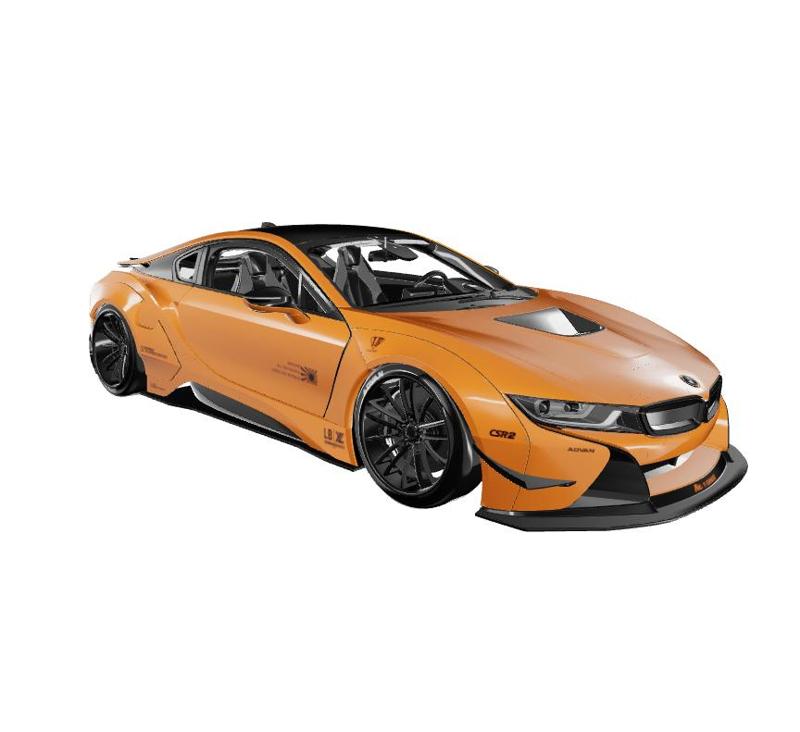 2019 LB★WORKS BMW i8 (HIGH QUALITY, COMPLETE INTERIOR)